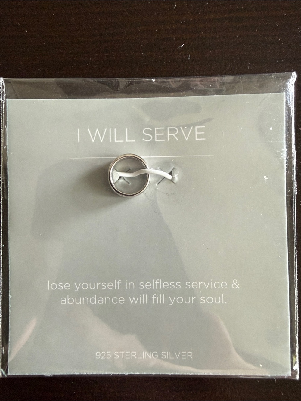 Origami Owl Ring Charm from the Core Collection. I Will Serve